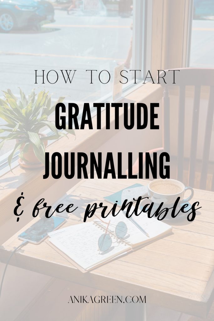 Free gratitude journal printables