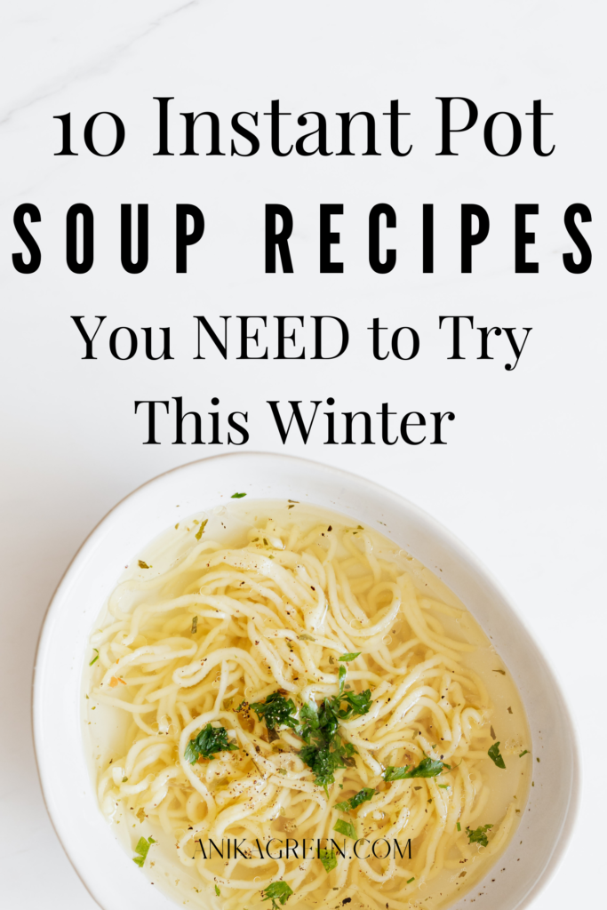 Instant pot soup recipes
