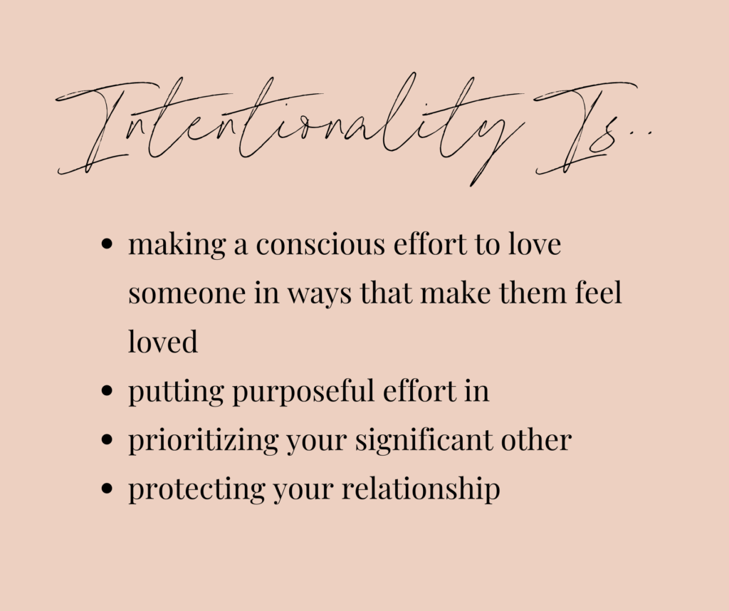 intentional relationships | love purposefully