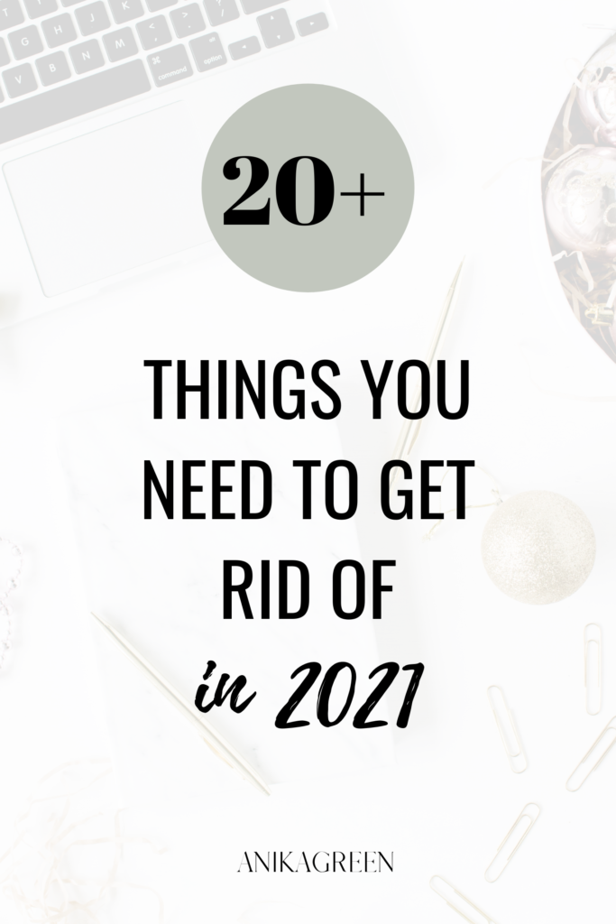 things you need to get rid of | decluttering challenge 2021