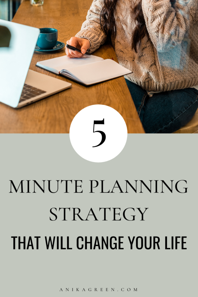 plan your life best planning strategy 5 minute weekly planning strategy